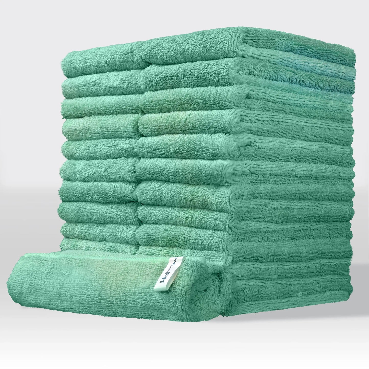 TOPCOAT® MYCRO™ 16 PREMIUM DETAIL MICROFIBER TOWELS GREEN 25 PK