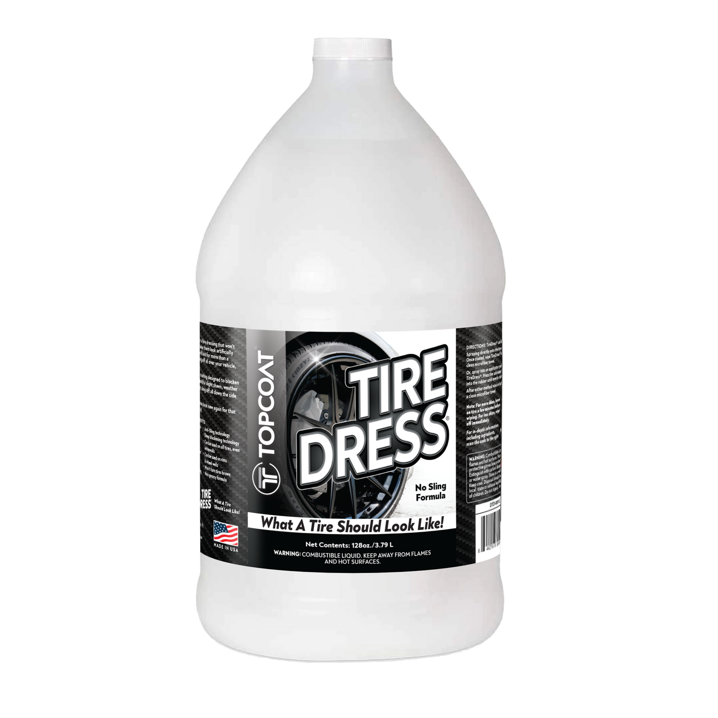 TopCoat® TireDress® Gallon Case (4 Per Case)
